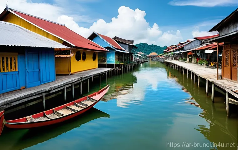 브루나이 전통 축제 - **Prompt:** "A warm and inviting Eid al-Fitr open house in Brunei. The exterior of a grand, traditio... 브루나이 전통 축제 - **Prompt:** "A warm and inviting Eid al-Fitr open house in Brunei. The exterior of a grand, traditio...